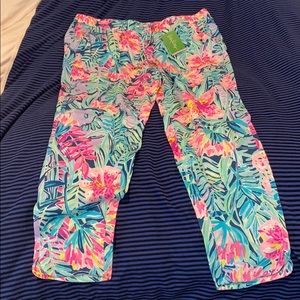 SOLD NWT Lilly Pulitzer Piper Crop Pant in L